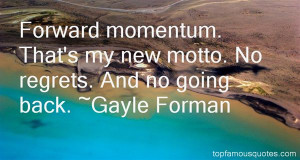 Top Quotes About Forward Momentum
