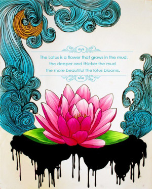 pretty art quote nirvana painting hippie flower flowers inspirational ...