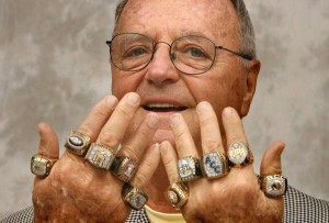 Bobby Bowden and the rings Image