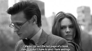 ... , amy pond, book, doctor who, end, page, quotes, text, the doctor