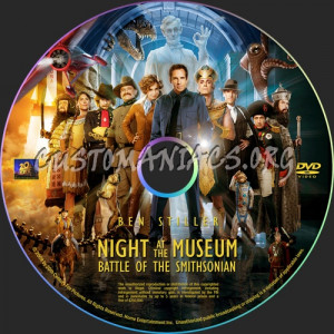 Night at the Museum: Battle of the Smithsonian dvd label