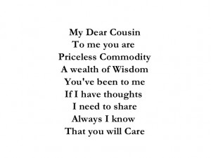 poems about your cousin Cousin Poems Share Them With Cousins