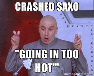 Dr. Evil Air Quotes - Crashed saxo 