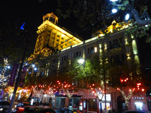 shanghai at night wallpaper