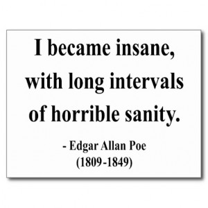 Edgar Allen Poe Quote 2a Postcard