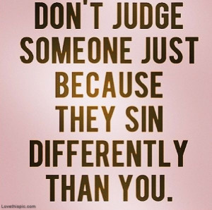 Sin Differently