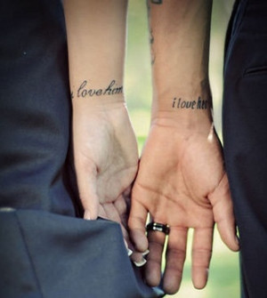 Tattoo desing ideas for married couple