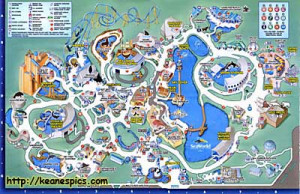 Map Seaworld Adventure Park...