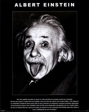 Albert Einstein Póster de tamaño reducido