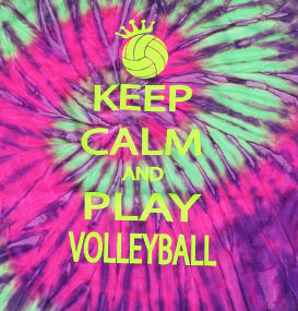 KEEP CALM - TieDye Volleyball T-shirt