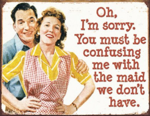 husband wife argument retro maid we dont have cartoon