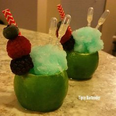 IN LIME CUPS 1 Can Frozen Minute Maid Lemonade 2 oz. (60ml) Patron ...