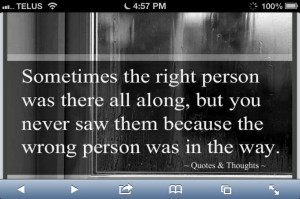 on finding the right person