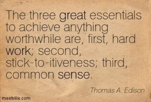 Motivational Quotes By Thomas Edison