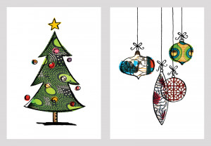 traditional christmas cards designs