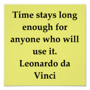 Leonardo Da Vinci Quote Posters & Prints