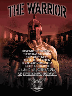 Home // Products // Gear // The Warrior Poster