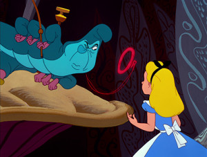 Blue Caterpillar Alice In Wonderland Quotes