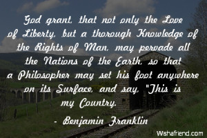 To make us love our country, our country ought to be lovely.