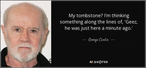 George Carlin Inspirational Quotes