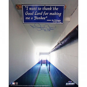 Mariano Rivera Signed Photo of Joe DiMaggio Quote In The Yankee ...