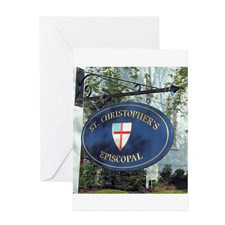St Christopher's Episcopal Greeting Cards (Package for
