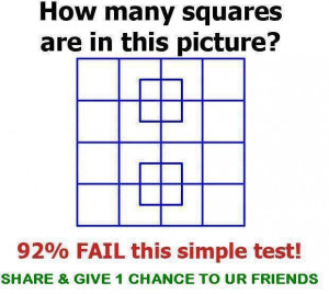 How many squares are there
