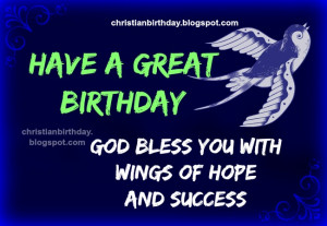 ... birthday, christian quotes for son, daughter, free blessings cards