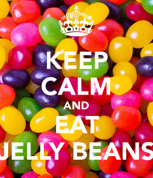 KEEP CALM AND EAT JELLY BEANS