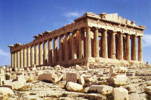 Die Akropolis von Athen im Hellenismus.