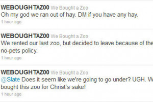Read the Brilliant Twitter Feed for We Bought a Zoo