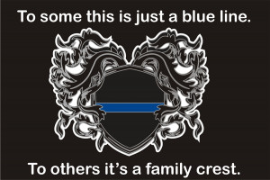 Thin Blue Line Family Crest