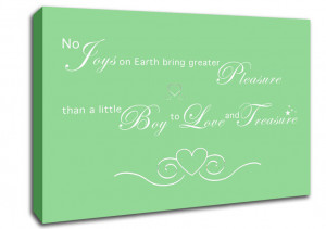 Show details for Boys Room Quote No Joys On Earth Bring Pleasure Green