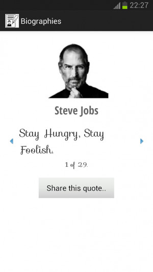 Famous Quotes & Biographies - screenshot