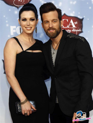 Shawna Thompson and Keifer Thompson of Thompson Square pose during the ...