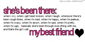 Best Friend Quote: girly-girl-graphics