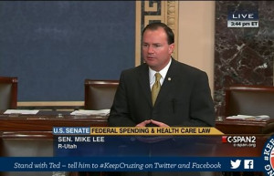 ... LIVE: Cruz “filibusters” to #MakeDCListen on defunding Obamacare