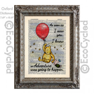 Winnie the Pooh Piglet and the Red Balloon Quote adventure would ...