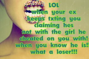 Cheater Liar Loser