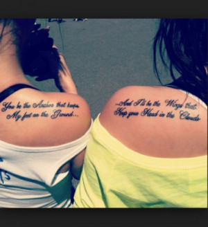 50 Meaningful and Lovely Sister Tattoo Design Ideas