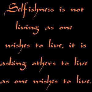 Oscar Wilde - Selfishness photo Selfishness.jpg