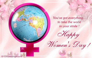 ... got everything... to take the world in your stride! Happy Women's Day