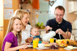 include your baby in family meal time when the family is enjoying meal ...