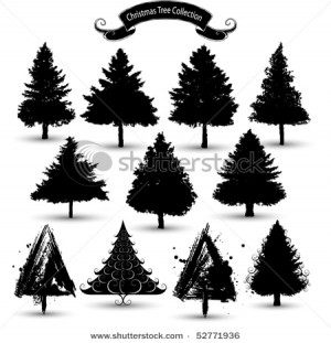 Pine Tree Silhouette Stock Photos, Images, & Pictures | Shutterstock