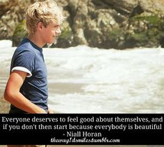 Wise words from Niall Horan that's why I love him