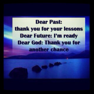 Dear past, future, and present