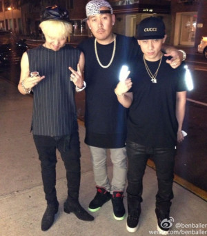 Ben Baller: “Me and G-Dragon and Harry getting dinner in New York ...