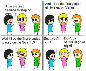 haired friend gentlemen may prefer blondes but they marry brunettes ...