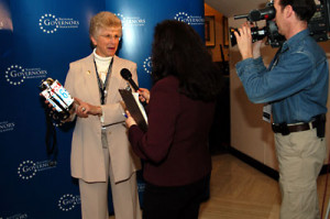 Feb 22 Montana Gov Judy Martz proudly quot shows off quot her unique ...