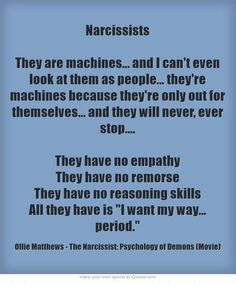 Narcissists truly believe they are superior with a grandiose ego that ...
